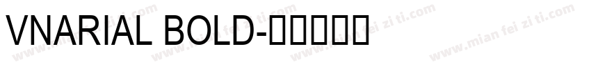 VnArial Bold字体转换